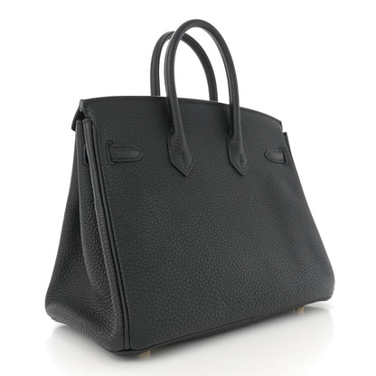 Hermes Togo Birkin 25 Black 3 of 11