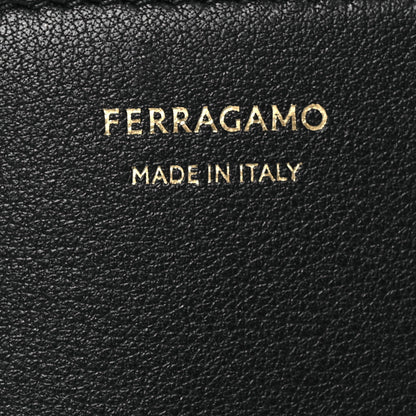 Salvatore Ferragamo Calfskin Mini Hug Bag Black 7 of 14