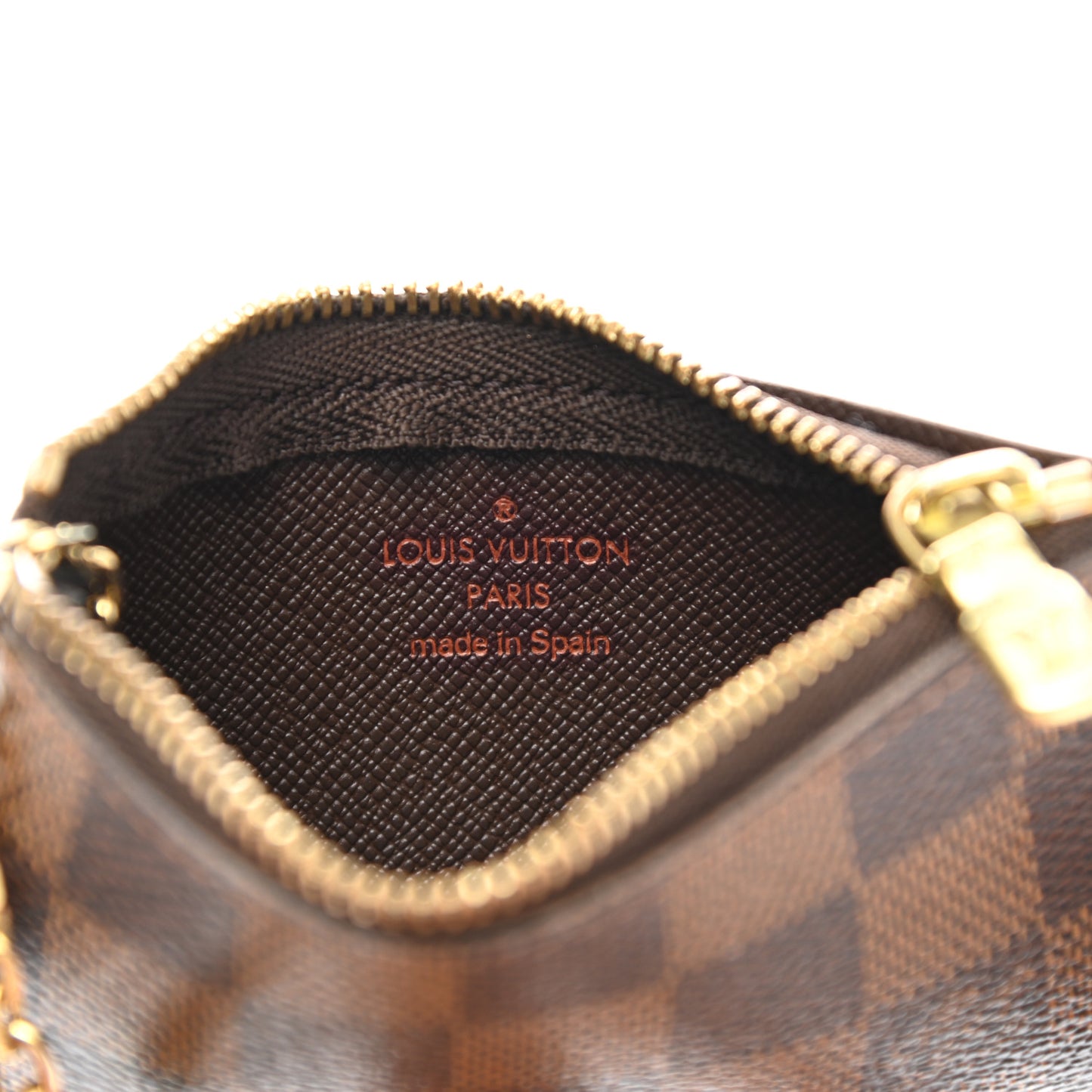 Damier Ebene Key Pouch