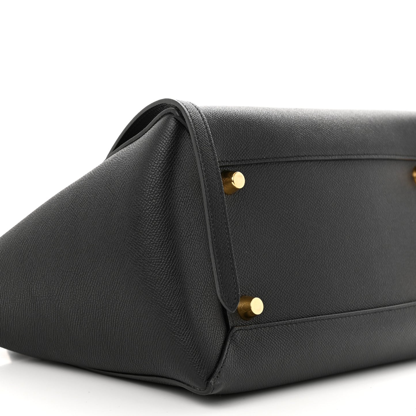 Grained Calfskin Mini Belt Bag Black