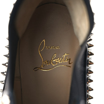 Christian Louboutin Calfskin Spikes Chelsea Outline Boots 37.5 Black 7 of 8