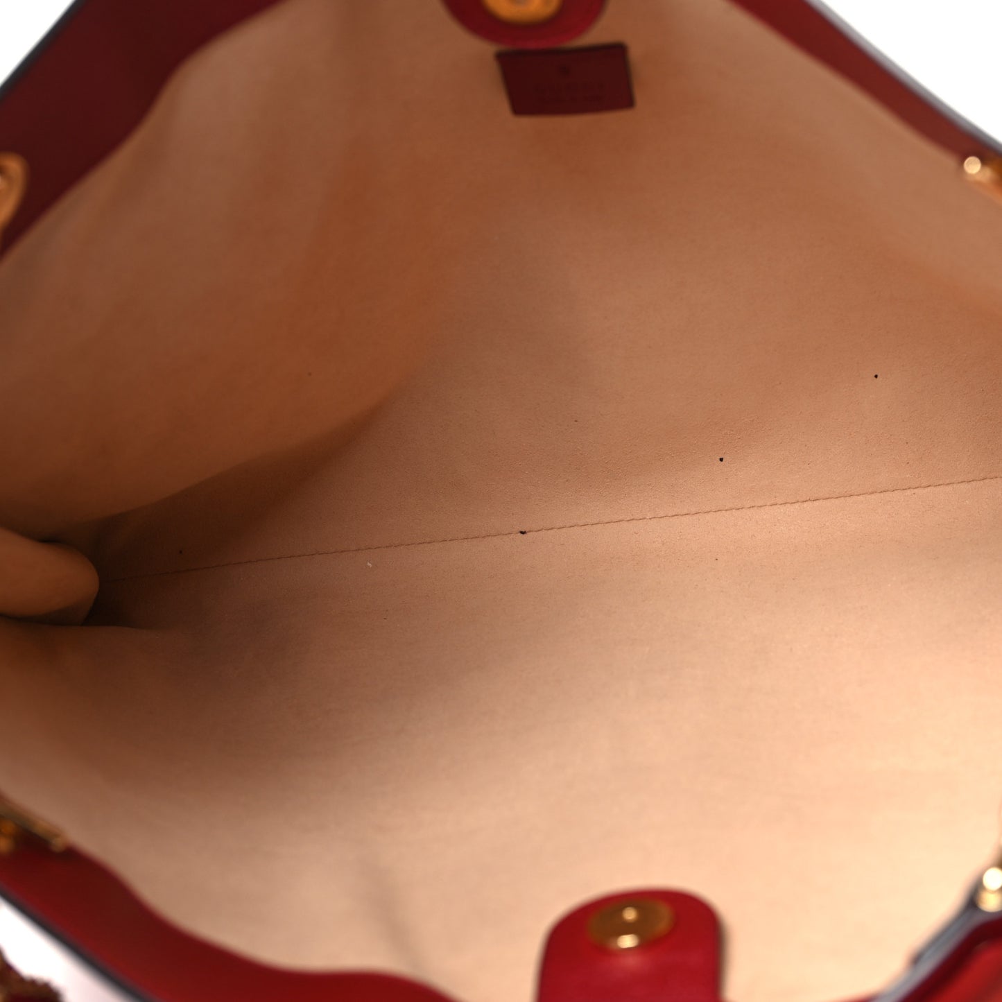 Calfskin Large Rajah Chain Tote Romantic Cherry