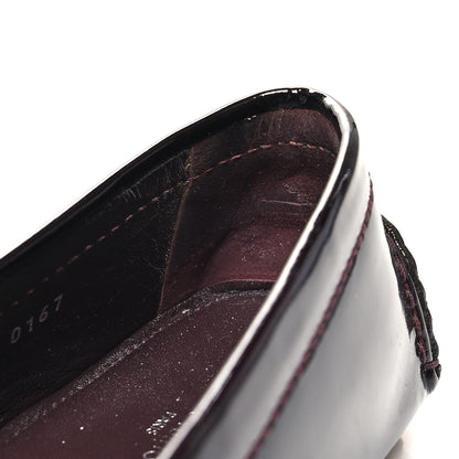 Louis Vuitton Patent Calfskin Oxford Loafers 41 Amarante 8 of 8