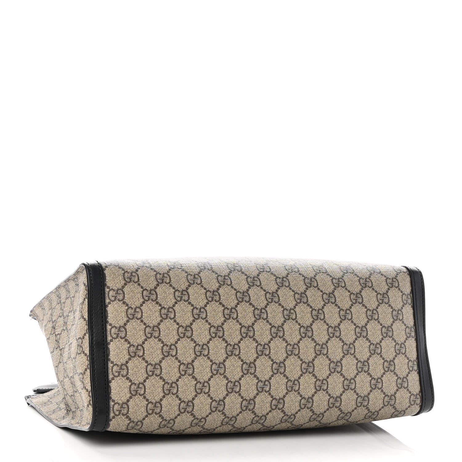 Gucci GG Supreme Monogram Medium Padlock Tote Black 4 of 11
