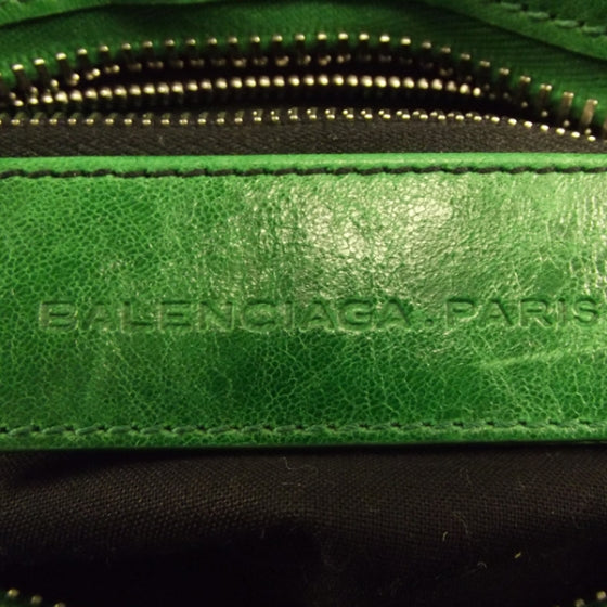Agneau Canvas Floral Giant 21 Silver Hardware City Green GSH