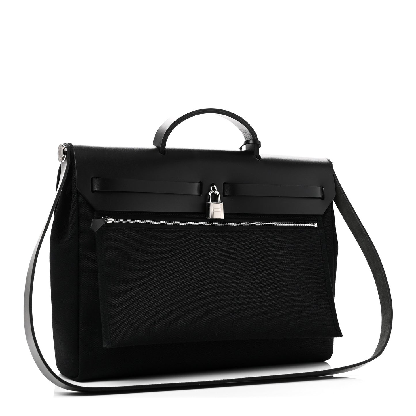 Military Toile Vache Hunter Herbag Messenger 39 Black