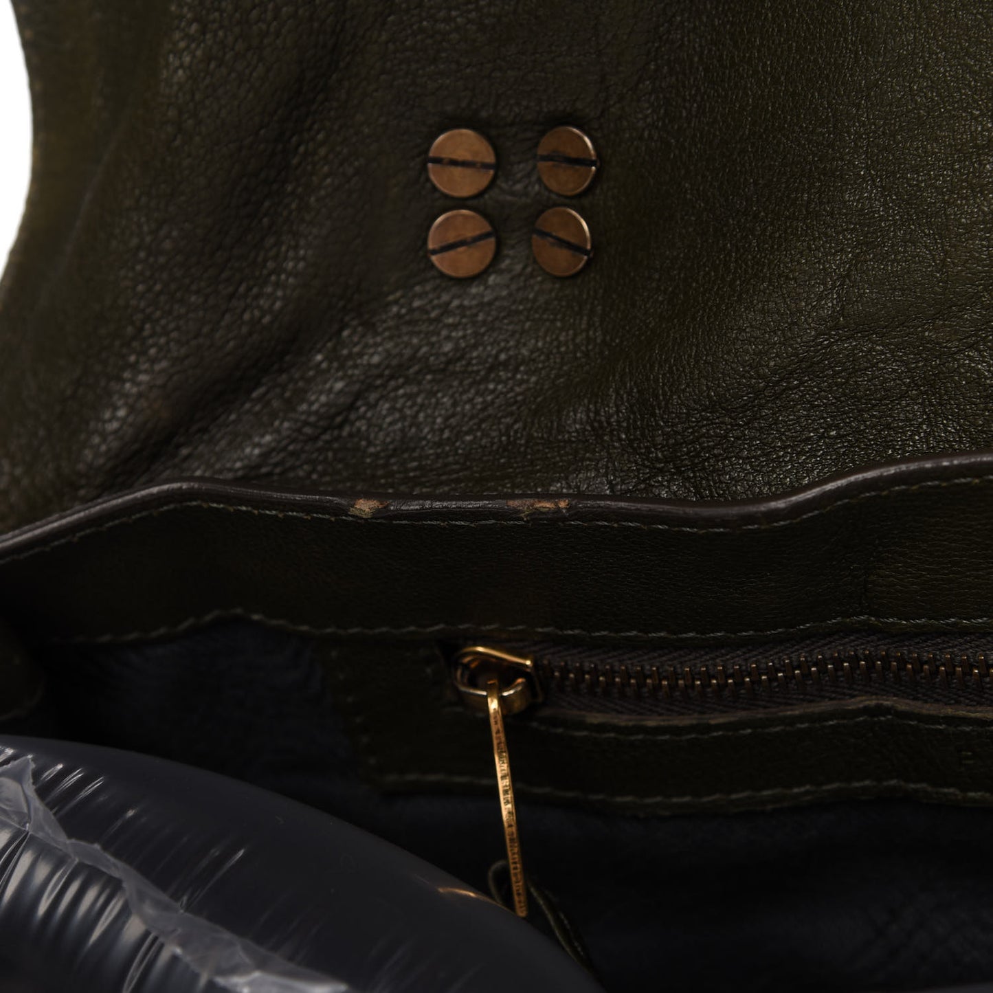 Lambskin Medium PS1 Satchel Military