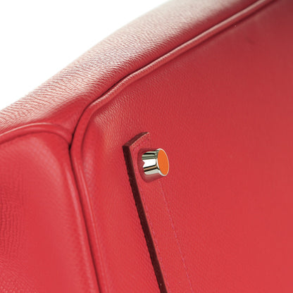 Hermes Epsom Birkin 35 Rouge Garance 23 of 26