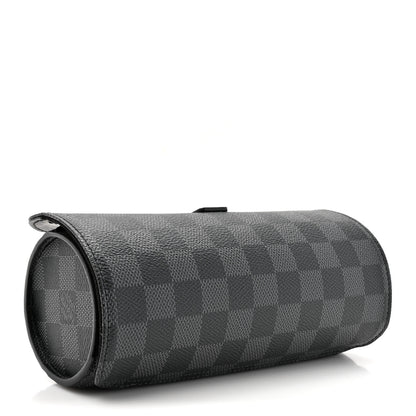 Louis Vuitton Damier Graphite 3 Watch Travel Case 3 of 8