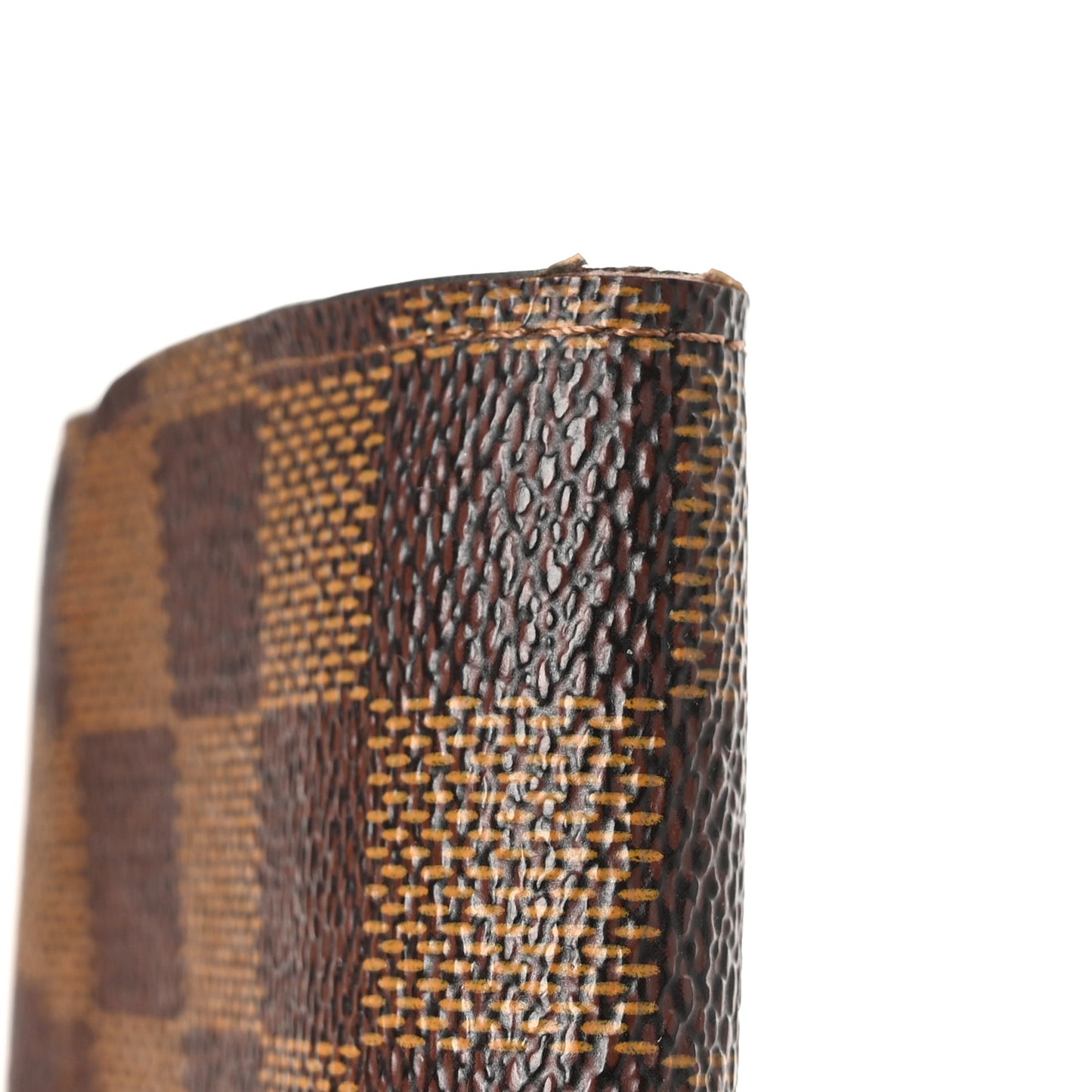 Damier Ebene Emilie Wallet Red
