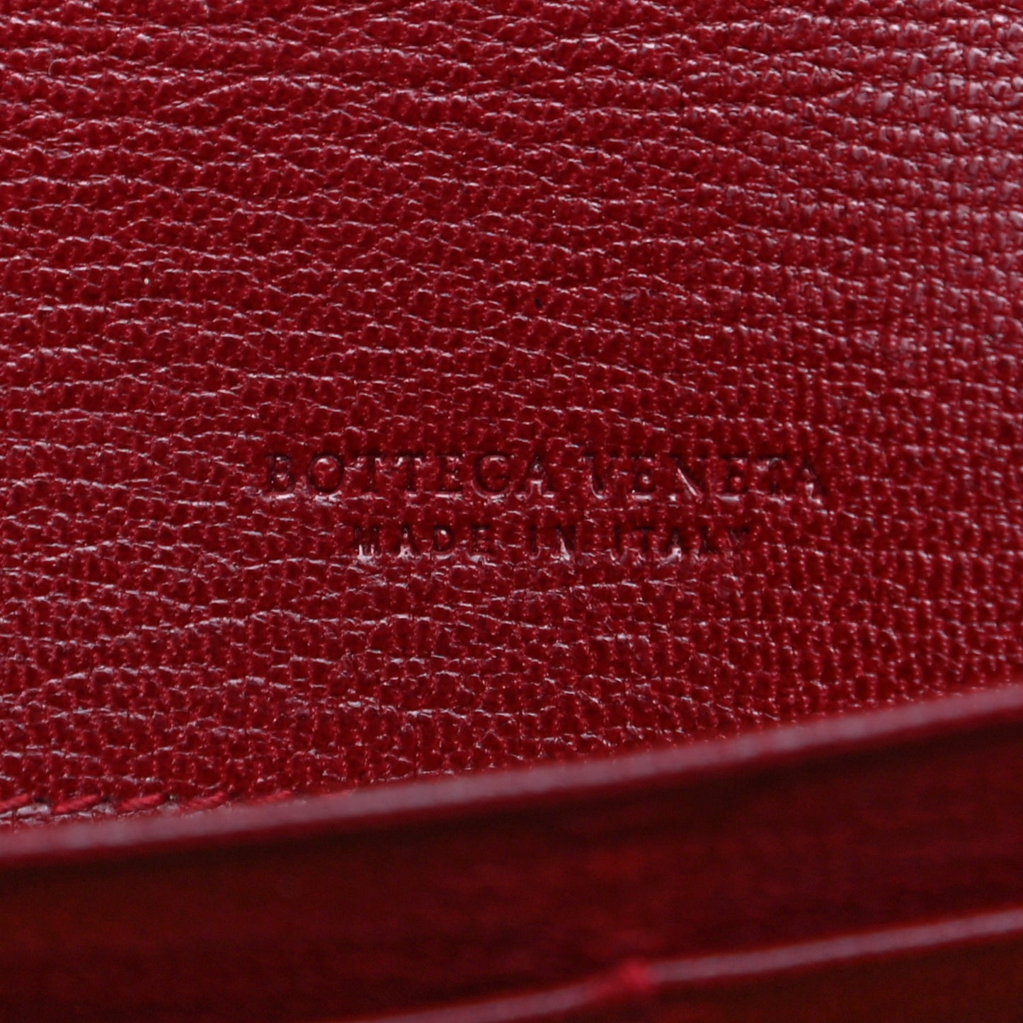 Nappa Intrecciato Continental Flap Wallet Cassis