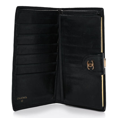 Chanel Caviar Stitched French Wallet Black 5 of 16
