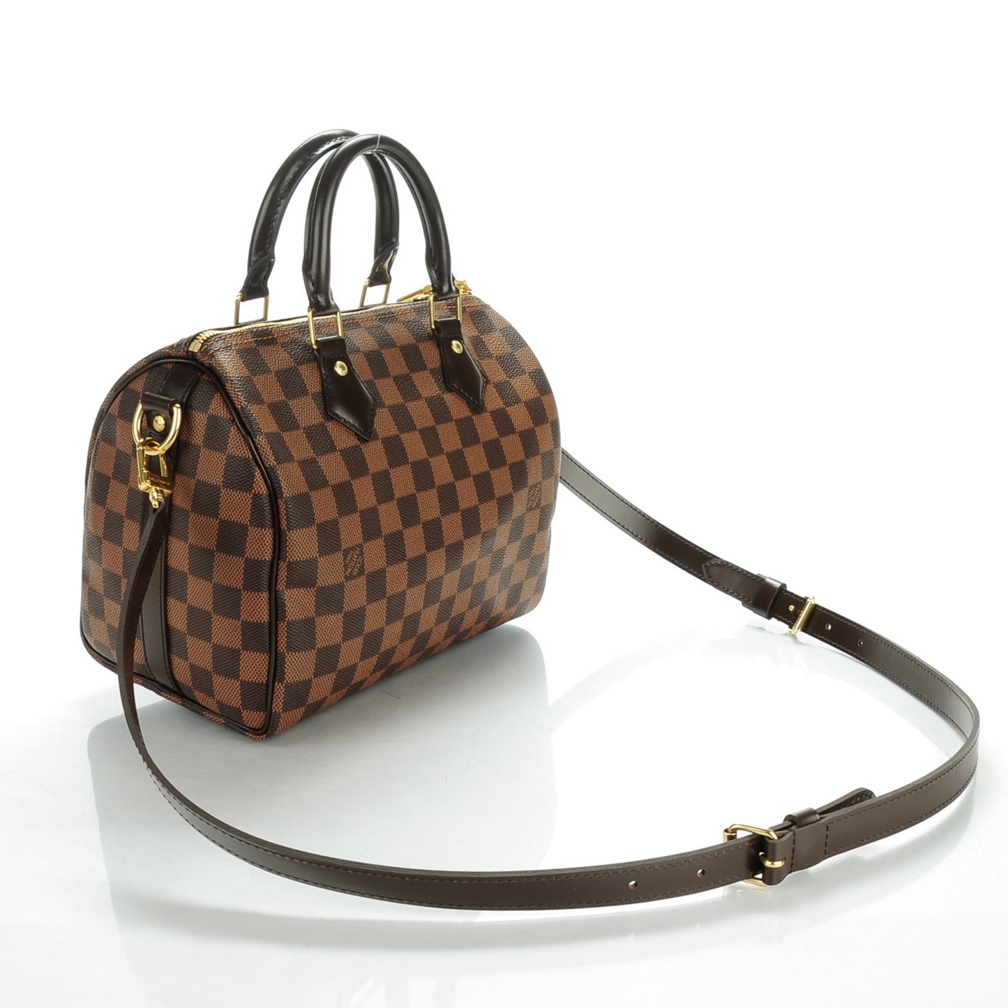 Damier Ebene Speedy Bandouliere 25