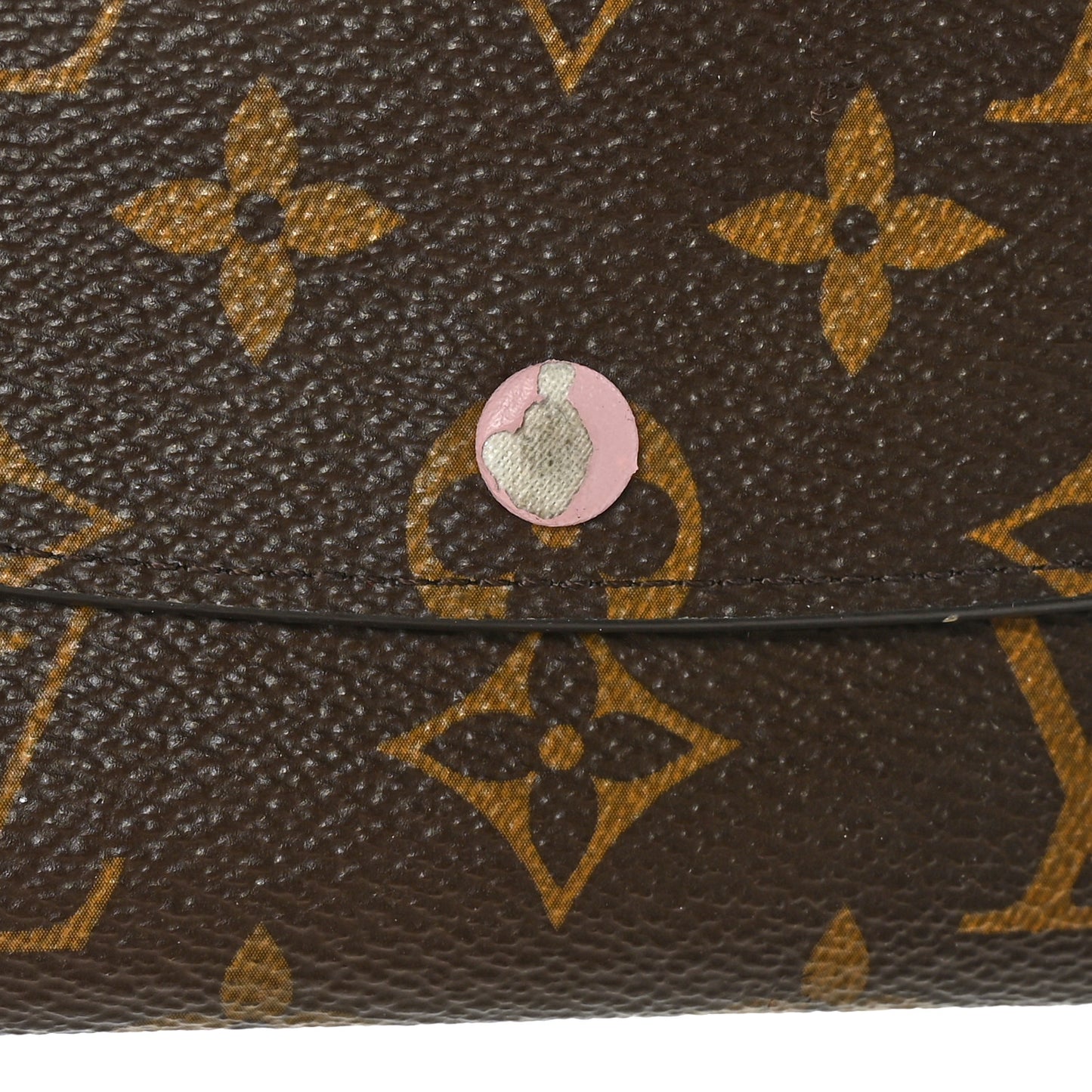 Monogram Emilie Wallet Rose Ballerine