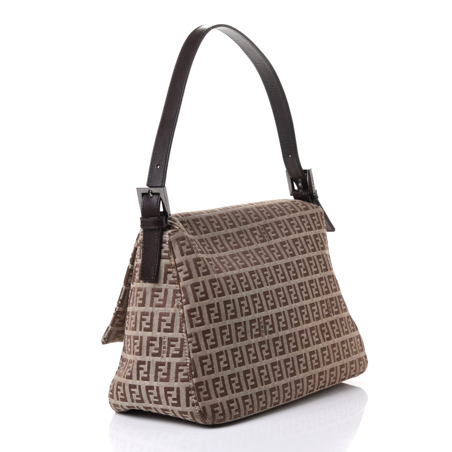 Fendi Zucchino Mama Baguette Brown 2 of 8