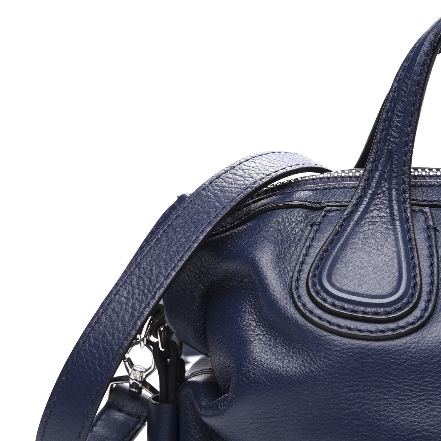 Givenchy Waxed Calfskin Micro Nightingale Navy 10 of 10