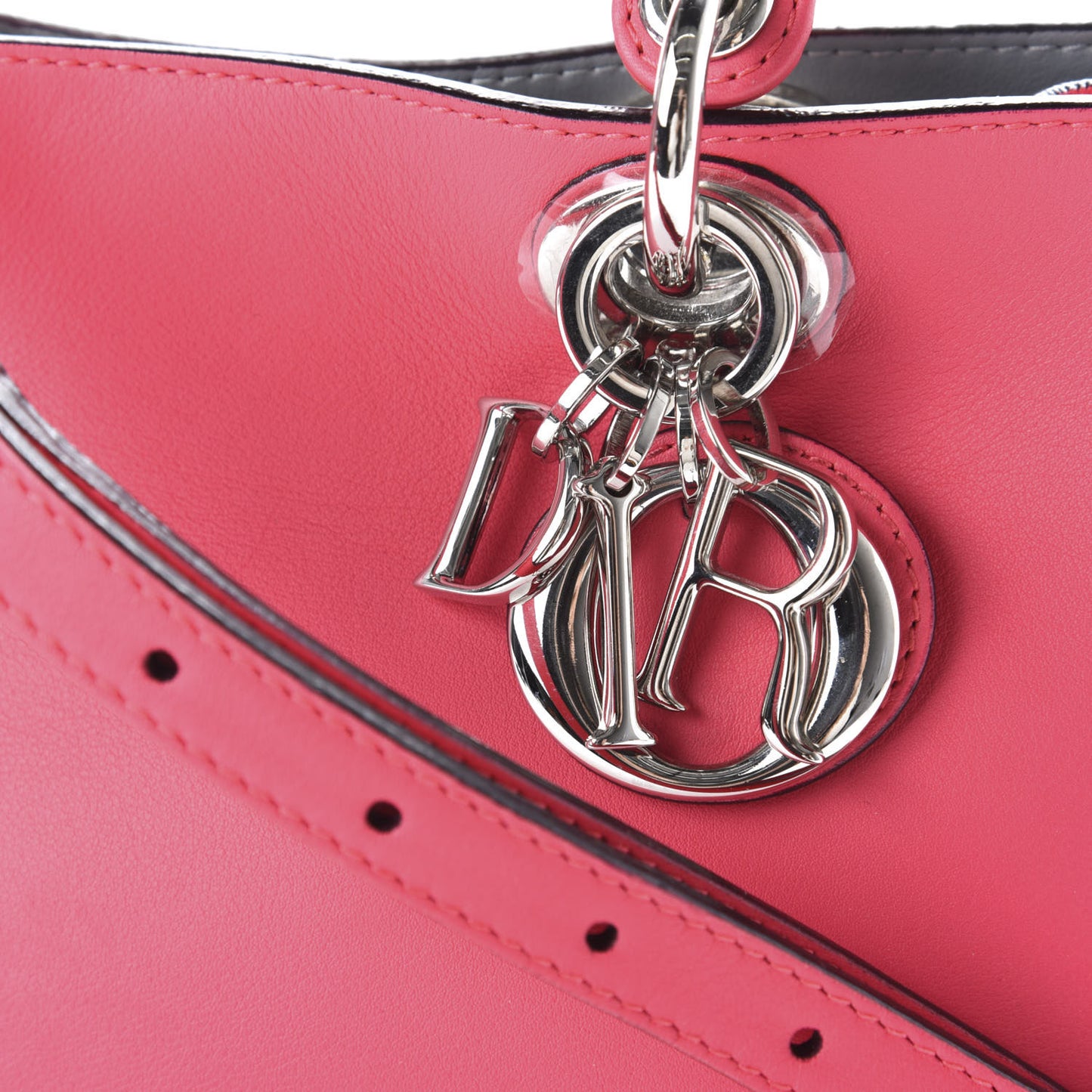 Calfskin Small Diorissimo Tote Pink