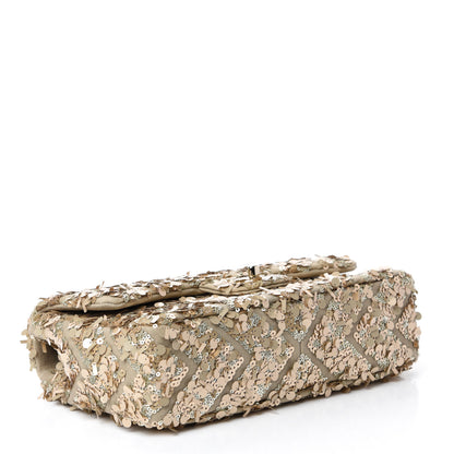 Chanel Sequins Chevron Medium Flap Gold 4 of 10