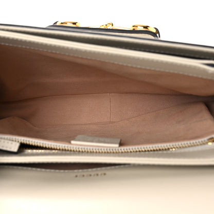Gucci Azalea Calfskin Horsebit 1955 Shoulder Bag Mystic White 5 of 12