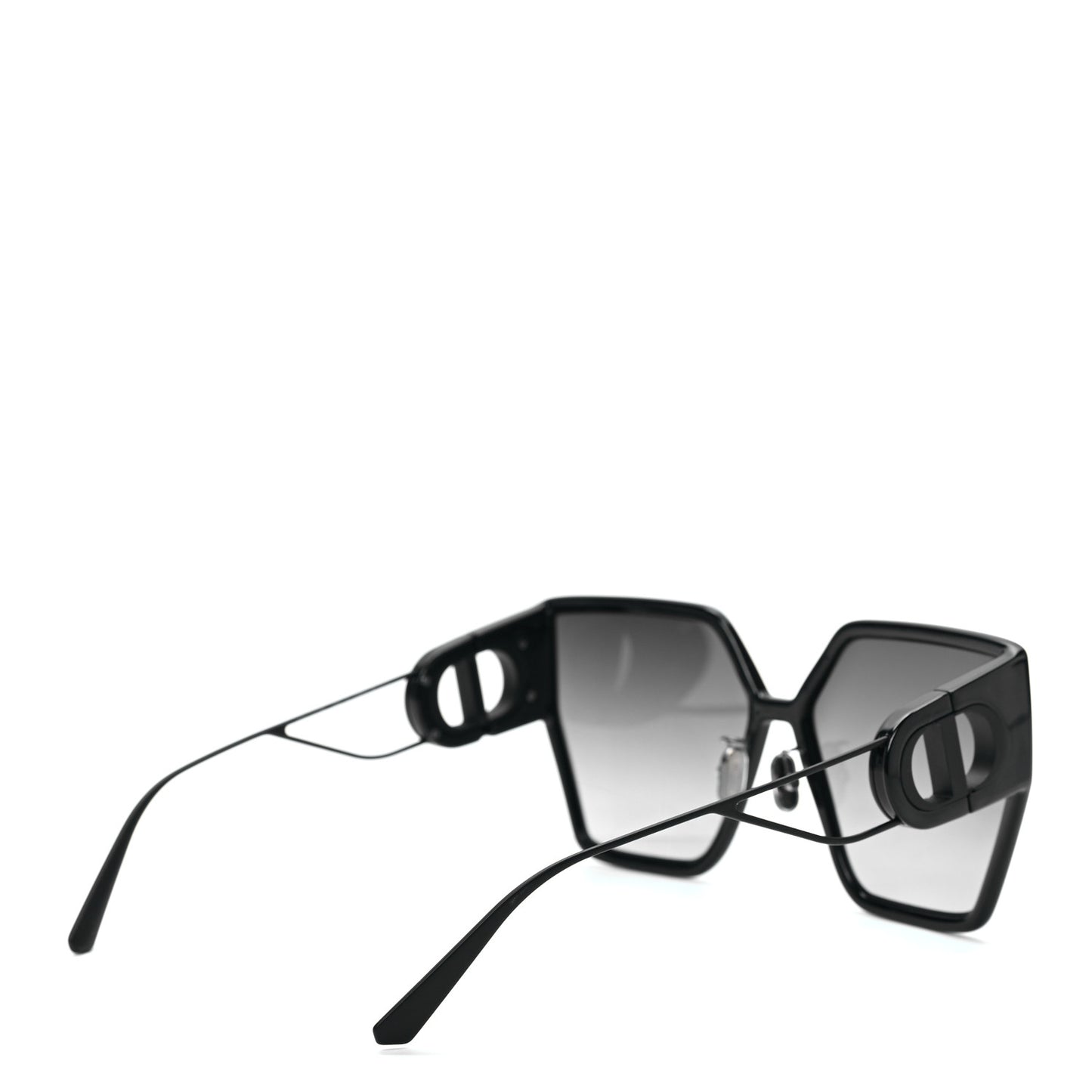 Rectangular 30 Montaigne 1 Sunglasses Black
