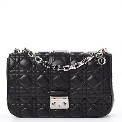 Christian Dior Lambskin Cannage Medium Miss Dior Flap Black 1 of 7