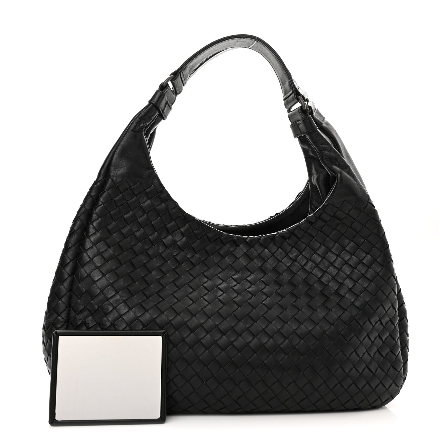 Nappa Intrecciato Medium Campana Black