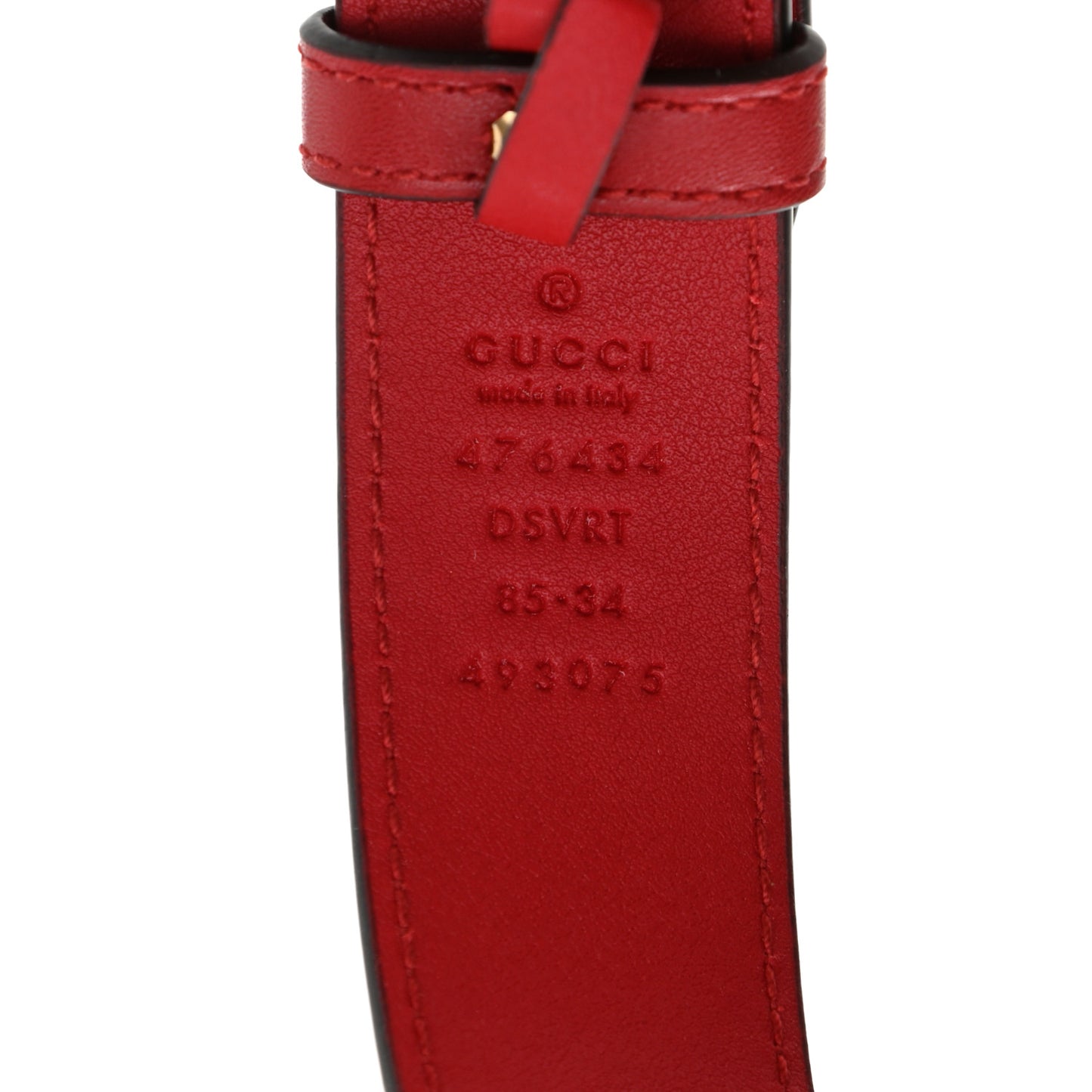 Calfskin Matelasse GG Marmont Belt Bag 85 34 Hibiscus Red