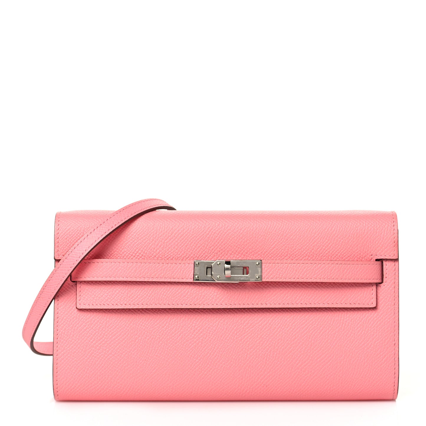 Epsom Kelly Wallet To Go Rose Confetti