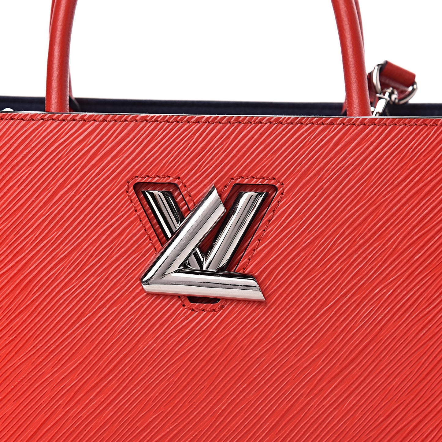 Epi Twist Tote Coquelicot