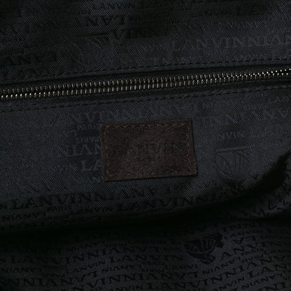 Lanvin Suede Shoulder Bag Brown 5 of 10