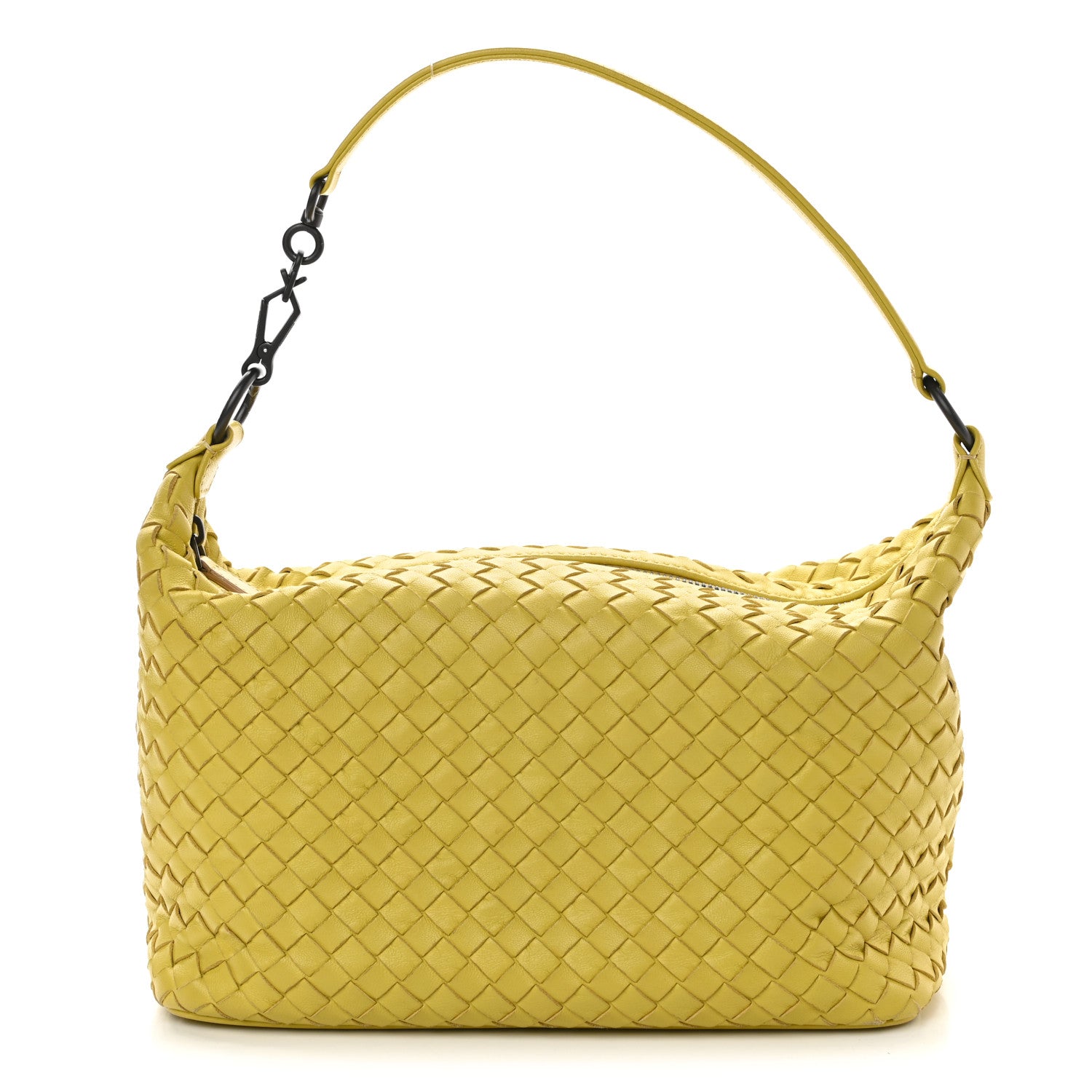 Bottega Veneta Nappa Intrecciato Small Shoulder Bag Chartreuse 1 of 9