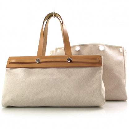 Hermes Toile Herbag Cabas 3 of 10