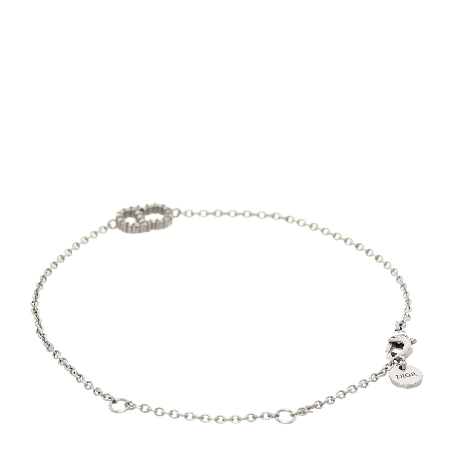 Crystal CD Bracelet Silver