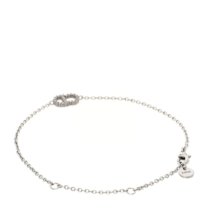 Christian Dior Crystal CD Bracelet Silver 3 of 6