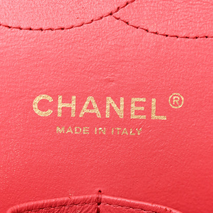 Chanel Caviar Quilted Jumbo Double Flap Dark Pink 6 of 15