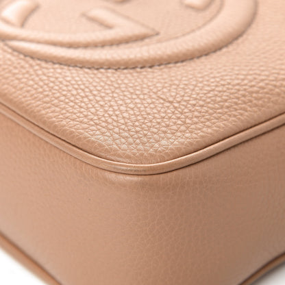Gucci Pebbled Calfskin Small Soho Disco Bag Camelia 11 of 14