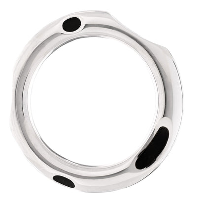 Tiffany Sterling Silver Frank Gehry Wood Spot Bangle Bracelet 3 of 4
