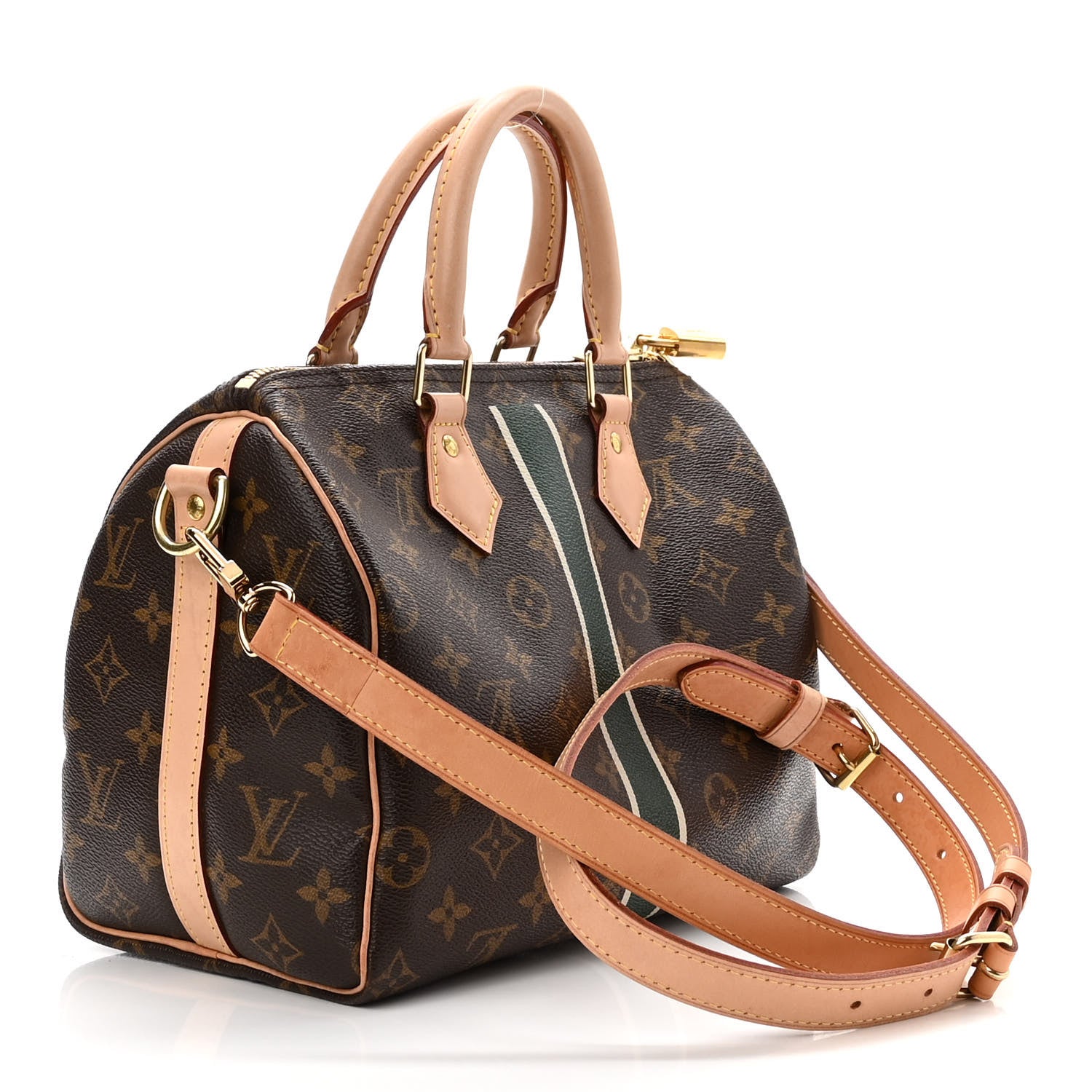 Louis Vuitton Monogram My LV Heritage Speedy Bandouliere 25 Vert Anglais White 3 of 10