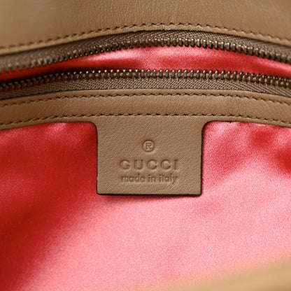 Gucci Velvet Matelasse Medium GG Marmont Shoulder Bag Taupe 6 of 12