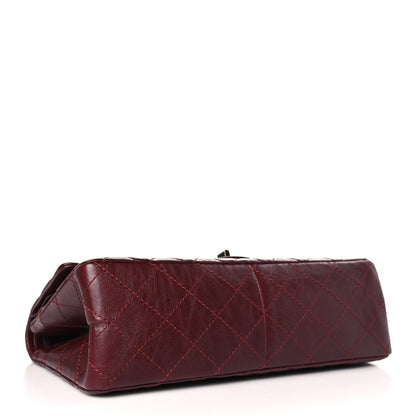 Chanel Aged Calfskin Quilted 2.55 Reissue 226 Flap Dark Burgundy 4 of 9