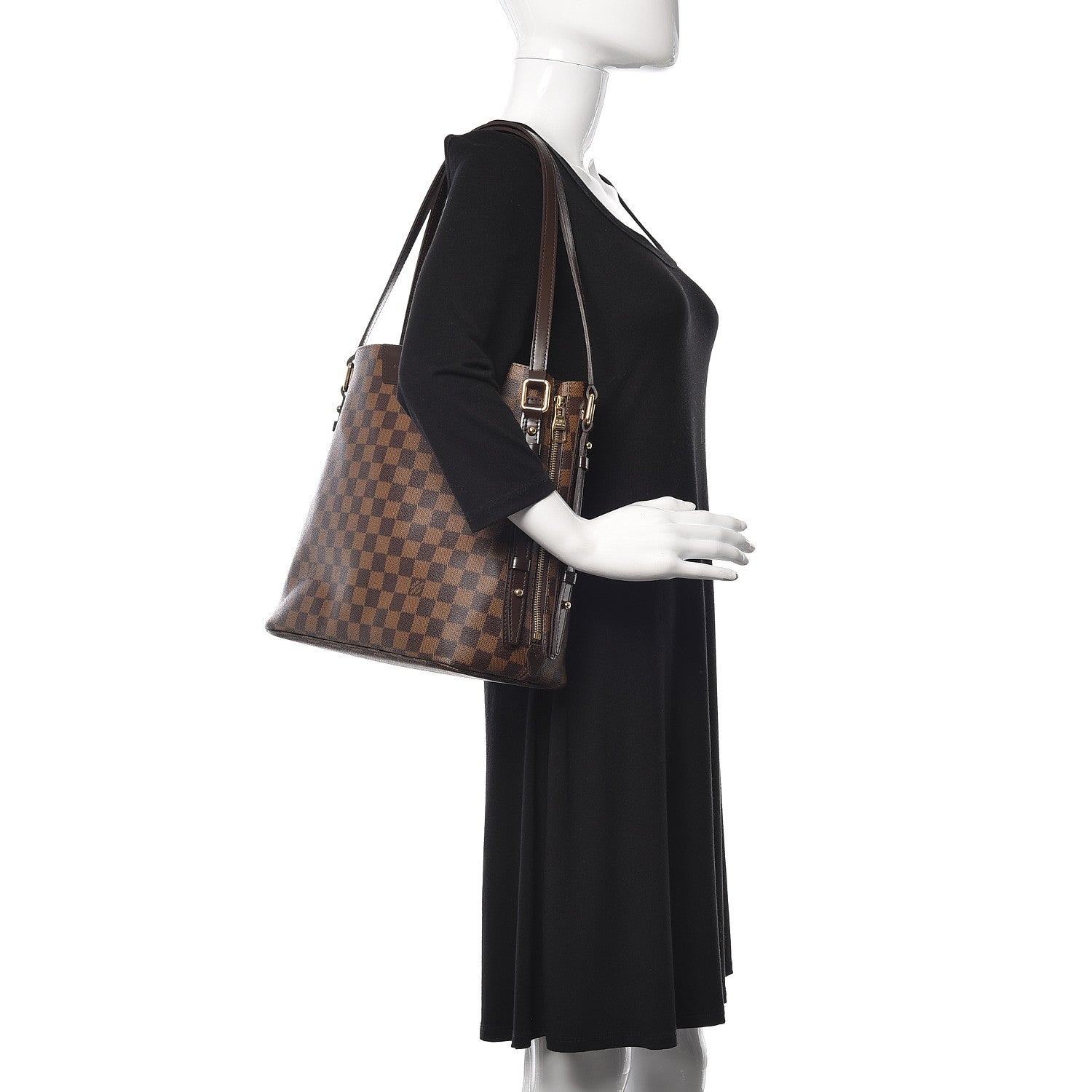 Louis Vuitton Damier Ebene Cabas Rivington 2 of 13