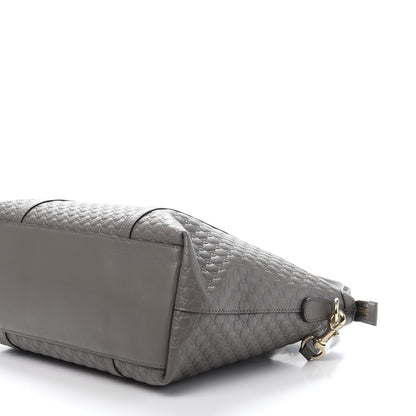 Gucci Soft Microguccissima Small Zippered Satchel Loess 9 of 11