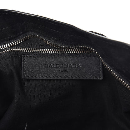 Balenciaga Shearling Suede Classic Hardware City Black 6 of 12