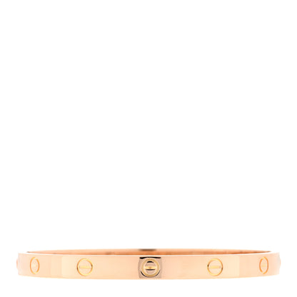 Cartier 18K Pink Gold LOVE Bracelet 19 1 of 4
