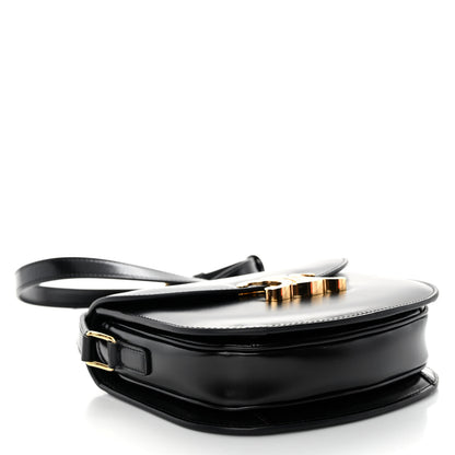 Celine Shiny Calfskin Besace Clea Triomphe Black 4 of 9