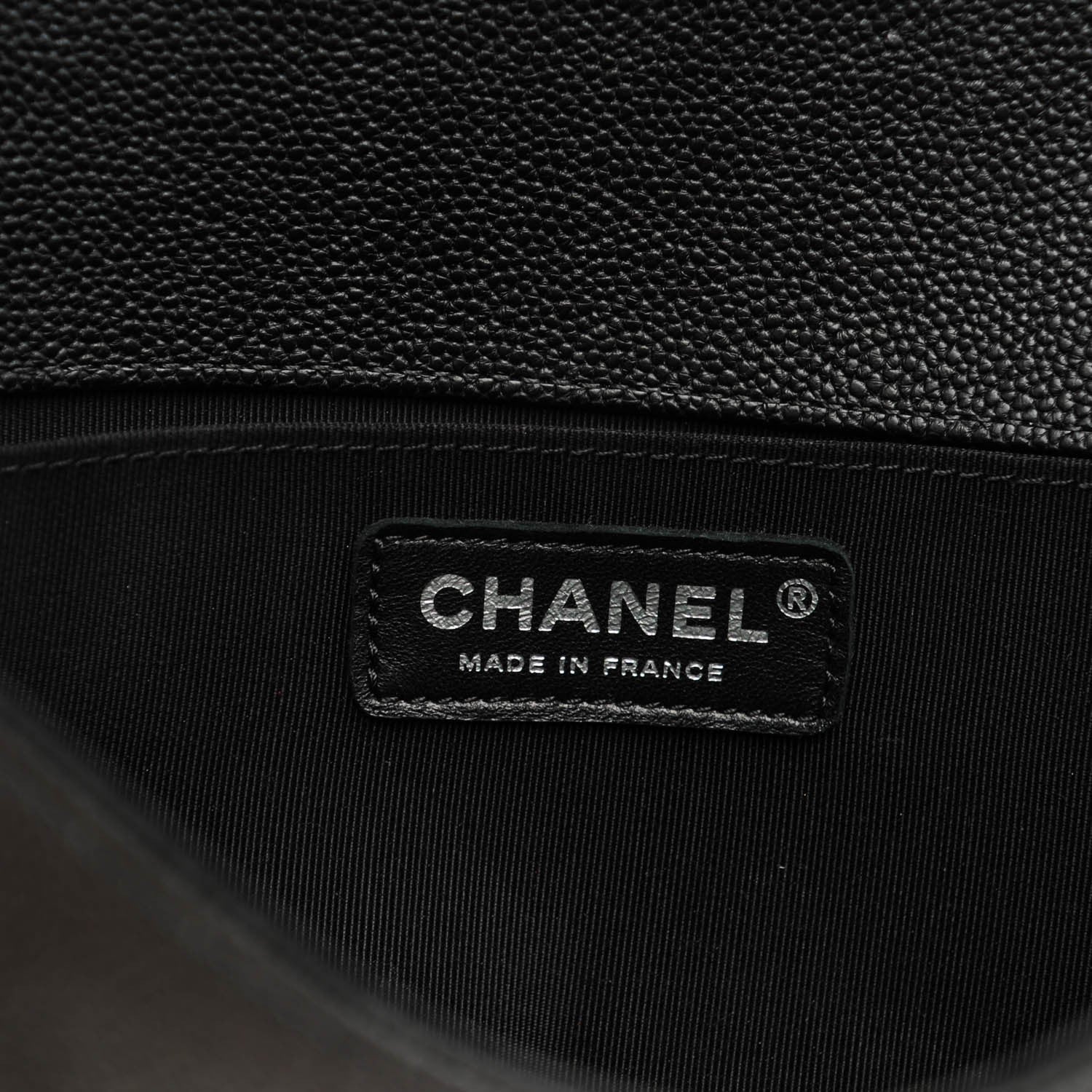 Chanel Caviar Quilted Medium Boy Flap Black 7 of 8
