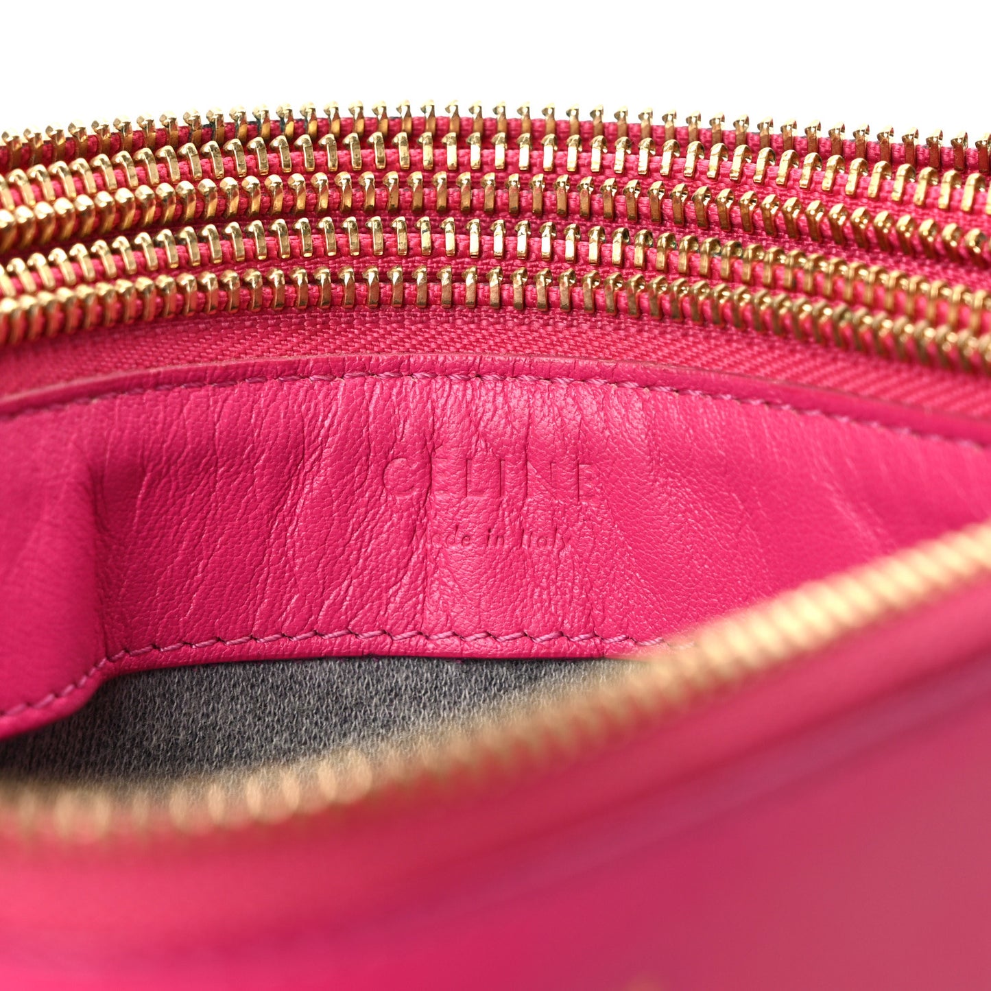 Lambskin Small Trio Crossbody Bag Fuchsia