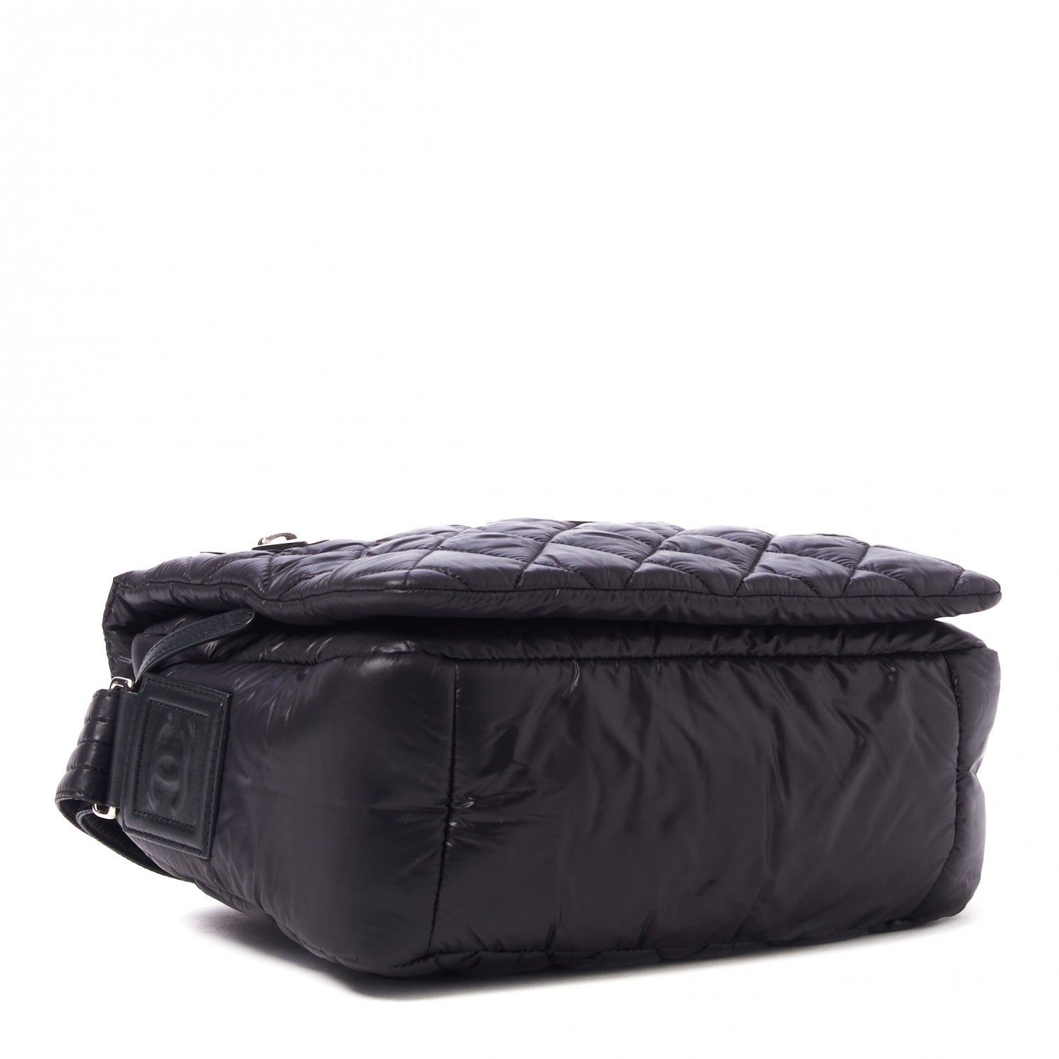 Chanel Nylon Small Coco Cocoon Messenger Bag Black 4 of 9