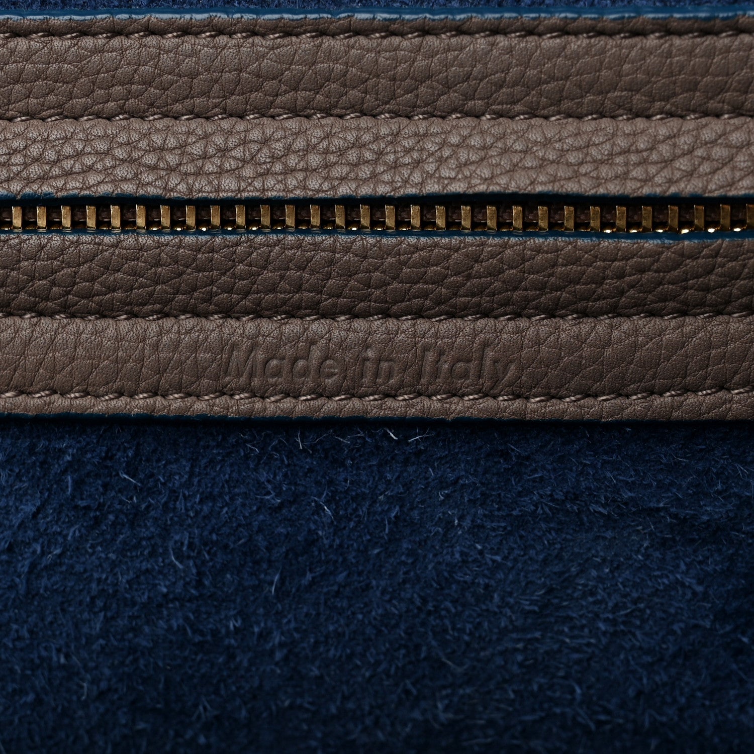 Celine Supple Calfskin Medium Phantom Luggage Grey Blue 7 of 14