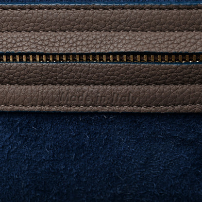 Celine Supple Calfskin Medium Phantom Luggage Grey Blue 7 of 14
